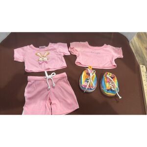 Build A Bear  Workshop Pink Outfit with Shoes